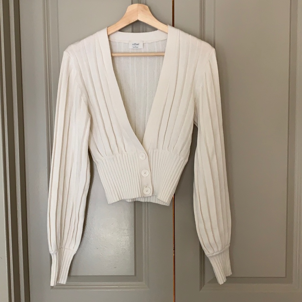 Aritzia plunge front cardigan small